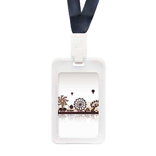 Étui de protection pour cartes de crédit rigide transparent motif noir rigolo