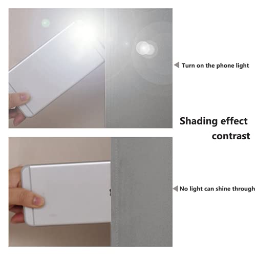 image for NICETOWN Total Shade Curtains and Draperies, Heavy-Duty Full Light Sha