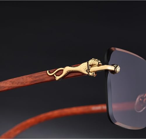 SPOAVGYZ-Luxury Sunglasses Vintage Octagon Rimless Sun Glasses Women Anti UV400 Eyewear Shades3