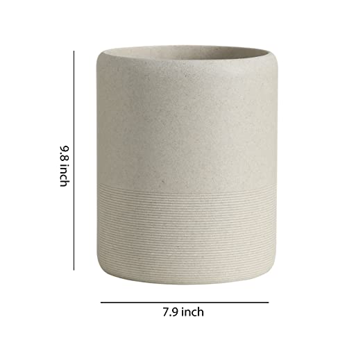 Ql Design X003 Hight Quality Polyresin Wastebasket, Garbage Receptacle Bin For Bathrooms, Powder Rooms, Kitchens thumb #1