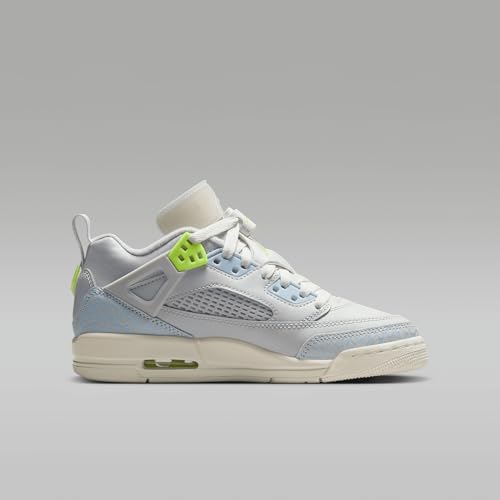 Jordan Spizike Low Big Kids' Shoes (IB4465-025, Photon Dust/Sail/Coconut Milk/Volt)3