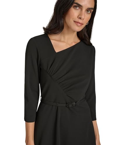 Calvin Klein Women's Basic Sleeveless Scuba Crepe Midi Dress3