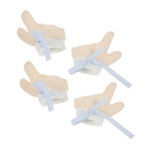 SUPVOX Baby Mitts Anti-Thumb Sucking Guard Stop Sucking Thumb for Boys and Girls Made of Breathable Material Machine Washable Comfortable for Infants