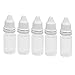 New Lon0167 20mm Dia Featured 10ml PE Plastic reliable efficacy Squeezable Dropper Dropping Bottle Clear 5pcs(id:cb2 e3 35 e35)