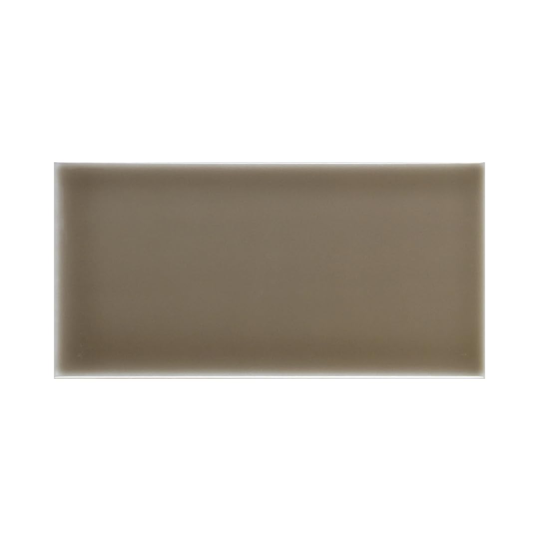 Devon Smooth 100 x 200 Metro Brick Ceramic Tile (50, Coffee)