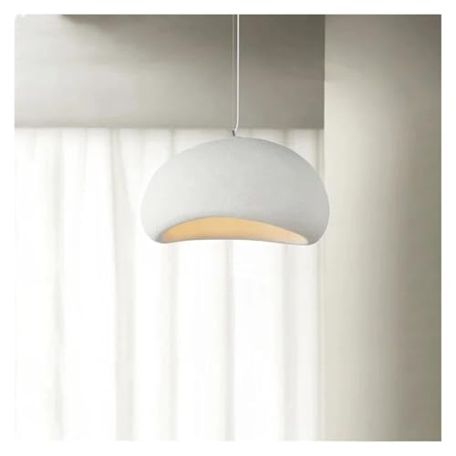 Suspension nordique moderne blanche de 50cm, lustre LED luxe pour loft