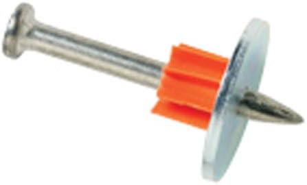 Ramset Powder Fastening Systems 1524SDP 3-Inch Washered Pins, 100 Pack