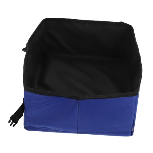 PartyKindom 箱 猫の旅行用品 ペットのトイレ 折りたたみ式猫トイレ Blue オックスフォード布