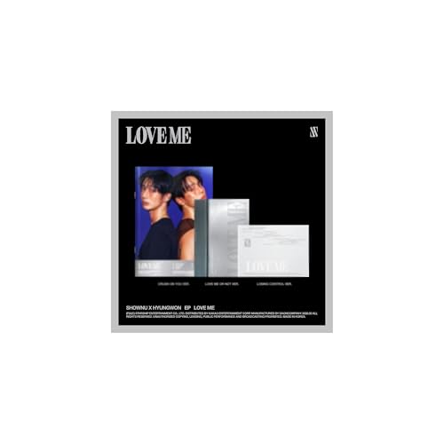 (3 Version Set : CRUSH ON YOU+LOSING CONTROL+LOVE ME OR NOT) �����X�^�G�b�N�X �V���k X �q�����E�H�� Monsta X Shownu X Hyungwon Love Me EP Album �A