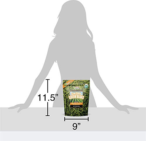 Paradise Green - USDA Organic Crispy Green Beans with Sea Salt 6oz - Naturally Delicious and Crispy High in Fiber