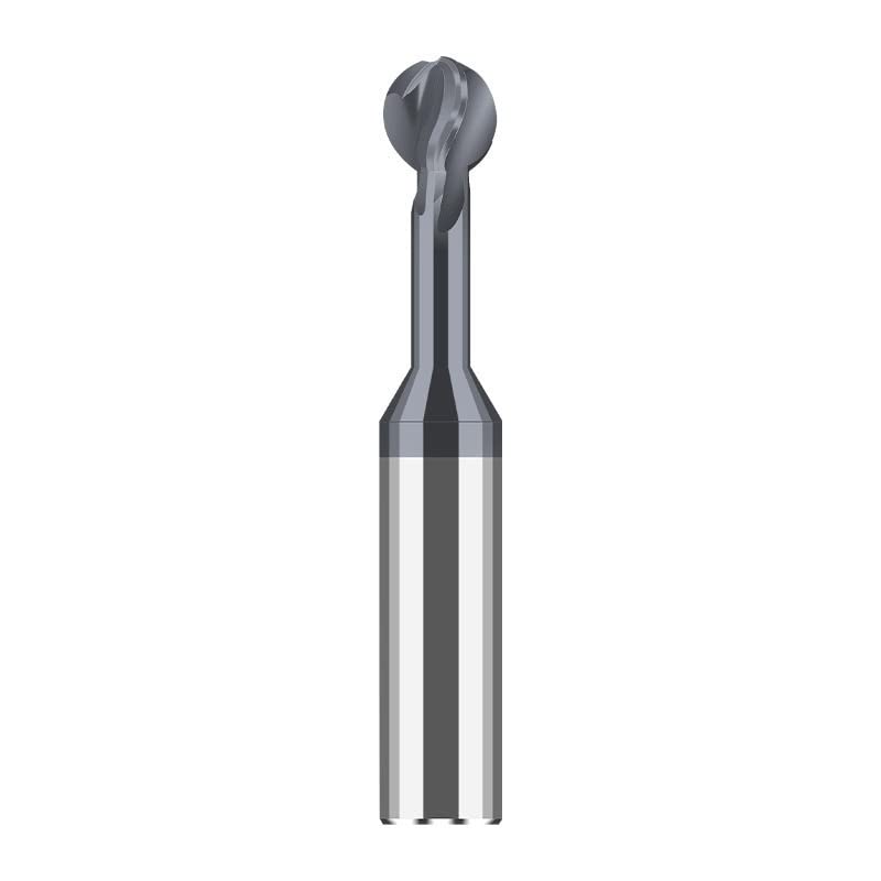 GatherTOOL 1PC Ball T-Shaped Arch Milling Cutter Lollipop End Mill Ball T-Slot Endmill Solid Carbide CNC Cutter R0.75-R6 for Steel Aluminum 3D (Size : for Aluminium, Color : D6R3)