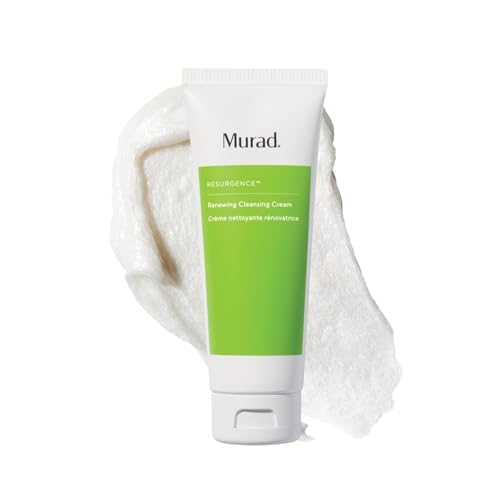 Murad Renewing Cleansing Cream - Anti-Aging Cleansing Cream Face Wash - Lactic Acid and Antioxidant Vitamin-E Face Cleanser for Tightening 5 Fl Oz