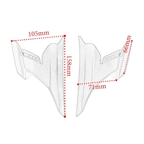 Accessoires de carénage aérodynamiques moto ADV160 2022-2024 - 4