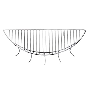 Grillrooster Pan | RVS Grillrek | Kook- en bakplaten, ovenveilige barbecue-barbecuerekken voor koken, bakken en kamperen A/a