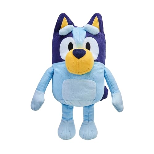 Bluey Sound Effects Talking Stuffed Plush, 13” Soft Musical Toys for Toddlers, Interactive Stuffed Animal with 9 Different Phrases, Musical Toys for...
