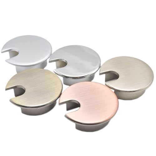 WDZAIDN Desk Cable Grommet， 35mm Computer Desk Line Hole Cover Grommet Desk Table Cable Tidy Outlet Port Surface Wire Hole Cover Switch Plates Grommets(Copper)