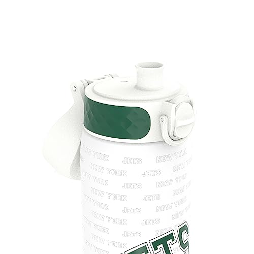 Ion8 NFL New York Jets Lightweight Steel Water Bottle, 600 ml/20 oz, Non-Insulated, Leak Proof, Easy to Open, Secure Lock - Image 3