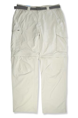Columbia Mens Kestrel Trail Nylon Convertible Pants Shorts with Belt,