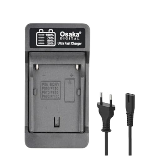Image of Osaka Bi-Color Dimmable LED Video Light OS-LED-308 Pocket LED Slim for DSLR Video Cameras tiktok Photography YouTube Video Shooting with (Upto 1.2HRS) F750 Battery 8000 mAh and Fast Charger