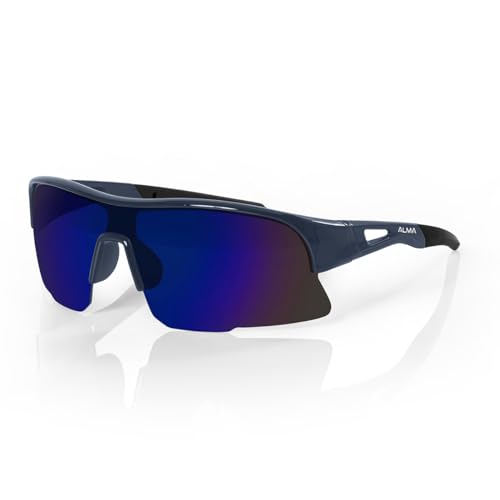 Óculos Esportivo Proteção Uv 400 Tarik Azul Alma Genius