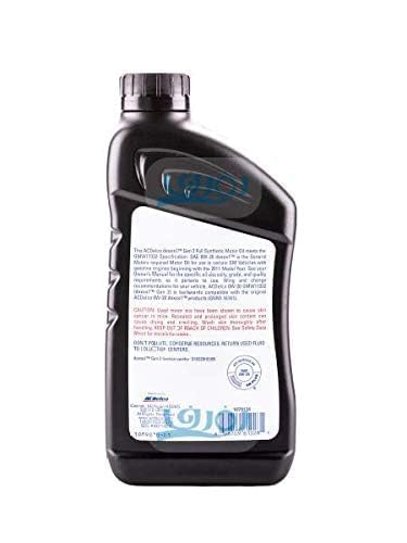 Aceite para motor ACDelco 10-9246 5W-30 miniatura 2