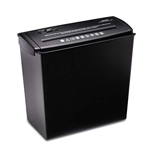 Aktenvernichter, 5 Blatt Papier-Shredder Strip Cut Shredder Card Document Kleiner 10-Liter-Behälter für das Home Office | Größe: 30 * 15,5 * 26