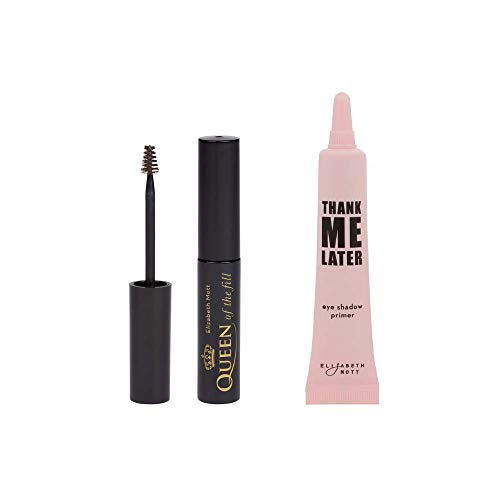Elizabeth Mott Bundle: Queen of the Fill Tinted Brow Gel Filler (Medium Dark) AND Thank Me Later Eye Primer Shadow Base - Cruelty Free