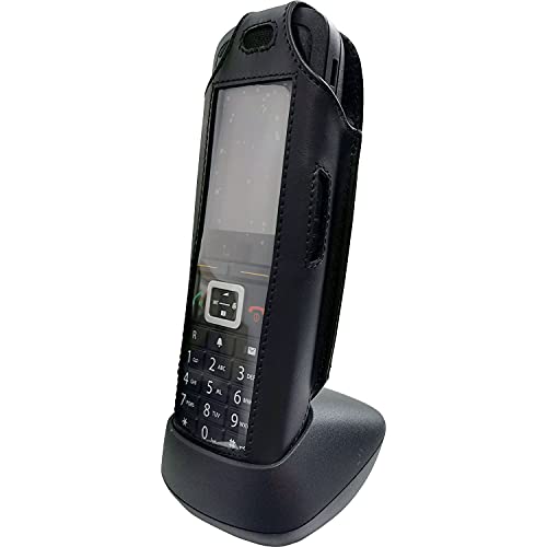 Étui en cuir pour Gigaset R700H Unify R6 housse protection clip ceinture