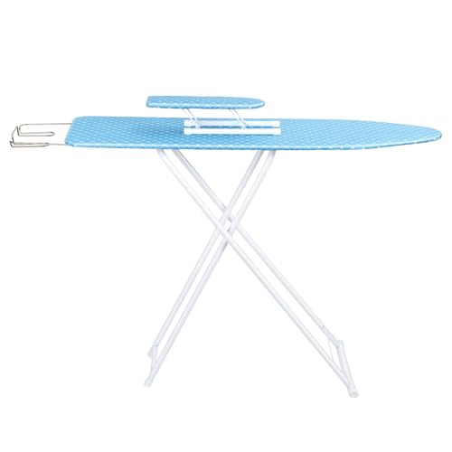 gihusrzx Juego de 2 tablas de planchar de escritorio de 42 pulgadas, tabla de altura ajustable con altura ajustable, mini tabla de planchar con cubierta extraíble resistente al calor y ropa plegable