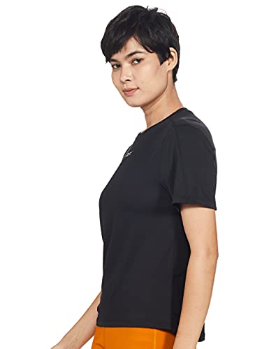 Image of Reebok Women's Solid Regular Fit T-Shirt