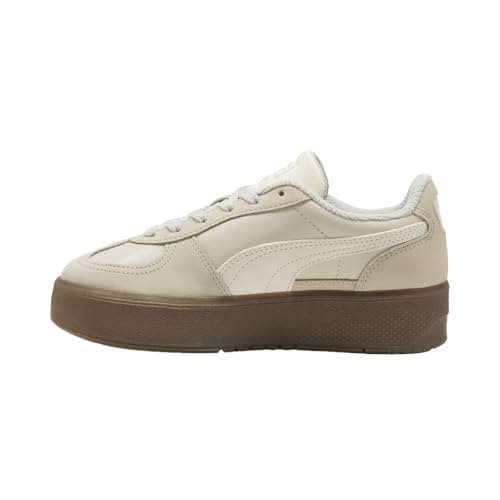 PUMA PUMA Womens Palermo Elevata PRM Lace Up Sneakers Shoes Casual - Beige - Size 7.5 M