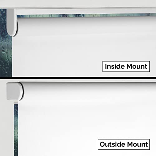 Biltek Window Roller Shades Blackout Cordless Easy Adjustment Blinds For Windows, White, 26 X 72 Inch #TOP6