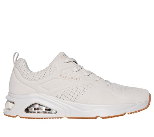 Skechers Men's Tres-Air Uno-Casairal Fashion Sneakers, White, 12