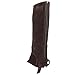 Dover Saddlery DS Suede Half Chaps with Silicone Grip Patch, Color: Brown, Size: Large
