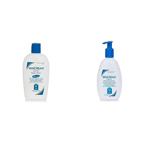 Vanicream Gentle Body Wash | 12 Ounce & Gentle Facial Cleanser with Pump Dispenser - 8 fl oz - Formulated Without Common Irritants for Those with Sensitive Skin image 2