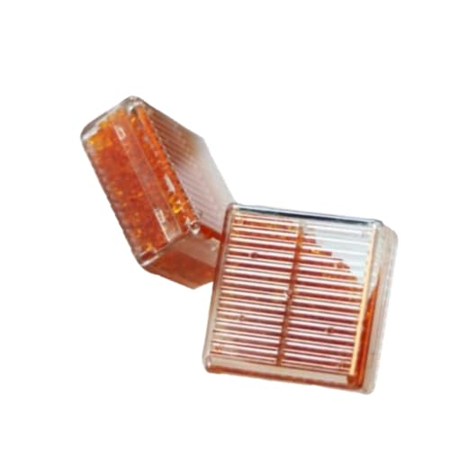 Ciieeo 2 Cajas Deshumidificadoras De Perlas A Prueba De Humedad Para El Hogar Absorbedores De Humedad Armarios Interiores Habitaciones Húmedas Color Naranja