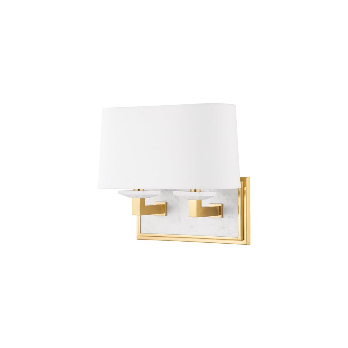 Hudson Valley LightingHudson Valley Lighting Elwood 2 Light Bath Bracket - Aged Brass