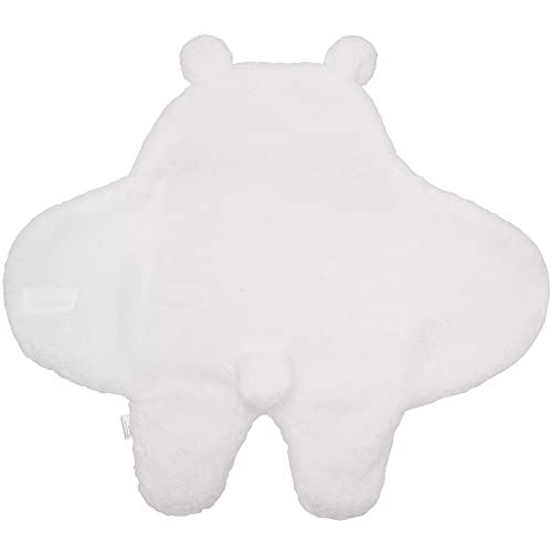 Image of BlueSnail Newborn Receiving Blanket Baby Sleeping Wrap Swaddle(0-3M, 8-13lbs,Cream)