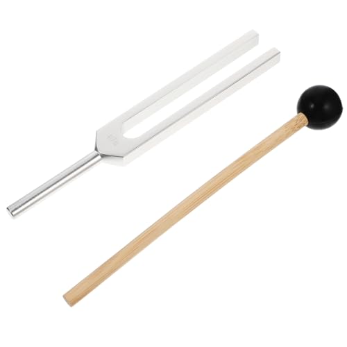 WHAMVOX High-precision Aluminum Alloy Tuning Forks Set 1 Set Hammer for Music Therapy