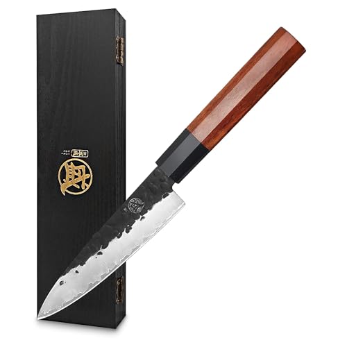 MITSUMOTO SAKARI 5.5-Inch Japanese Paring Knife...