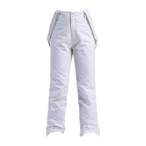 Pegciuho Pantalón de Esquí Impermeable Suspensor Ajustable con Aislamiento para Mujer Adecuado para Esquí Snowboard Senderismo Y Actividades Al Aire Libre en I, S