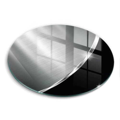 Plaque de protection induction 40cm Wallfluent motif abstrait métal - 2