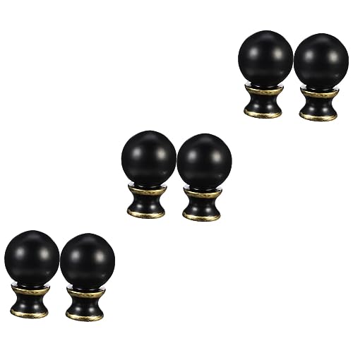 DOITOOL 6pcs Lamp Finial Knob for Table and Floor Lamps Elegant Decoration Screw Cap and Stylish Lighting Accessory