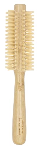 Beter – Cepillo de pelo redondo de madera de bambú sostenible, púas de nylon, 50mm diámetro,...
