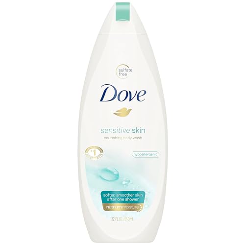 Image of Dove Sensitive Skin Nourishing Body Wash, Unscented 22 oz