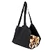 Gidenfly Sac Fourre-Tout À Bois De Chauffage, Support À Bois De Chauffage en Toile avec Poignée Antidérapante, Idéal pour Les Cheminées, Les Poêles À Bois, L'aménagement Paysager (39,37 Lx19,69 W)