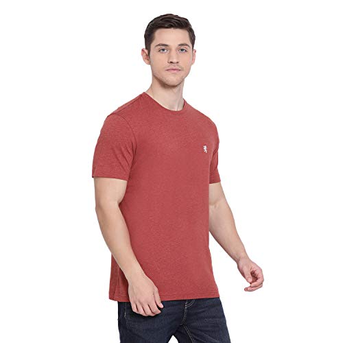 Image of Red Tape Melange Round Neck T-Shirt for Men | Premium Comfort | Versatile Everyday Essential