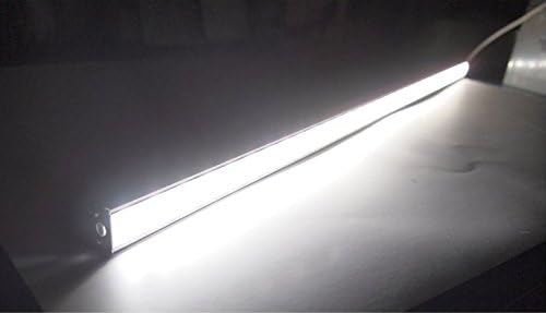 DC 12 Volt - 24 Volt 30x 5050 LED 20" Light Bar Lamp Tube Work Bench Station Light Rigid Aluminum Sink Strip Stripe Under Counter Cabinet Solar Marine 12V-24V Linear Garden Path Landscape Lighting image 5