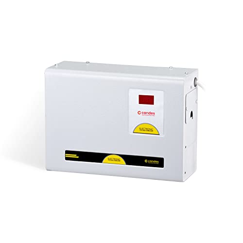 Image of Candes Crystal 3kVA for 1 Ton AC -90V to 290V Voltage Stabilizer with Wide Working Range Best for Inverter AC, Split AC or Windows AC Upto 1 Ton (Grey) 3 Years Warranty
