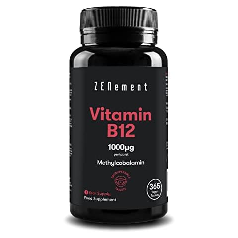 Zenement Vitamin B12 1000µg Vegan Tablets Cover
